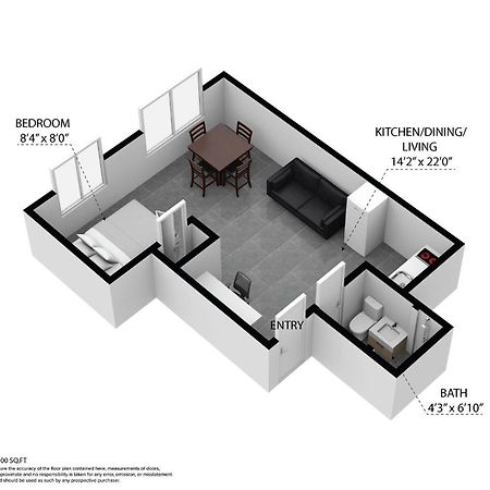 Chic Large Studio Apt Near Ocean Drive South Beach Miami Beach Exterior foto